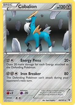 Cobalion - 84/101 (Battle Arena Deck Exclusive) 084/101 card from Deck Exclusives
