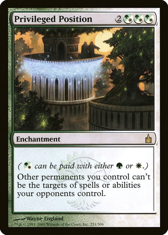 Privileged Position 251 card from Ravnica: City of Guilds