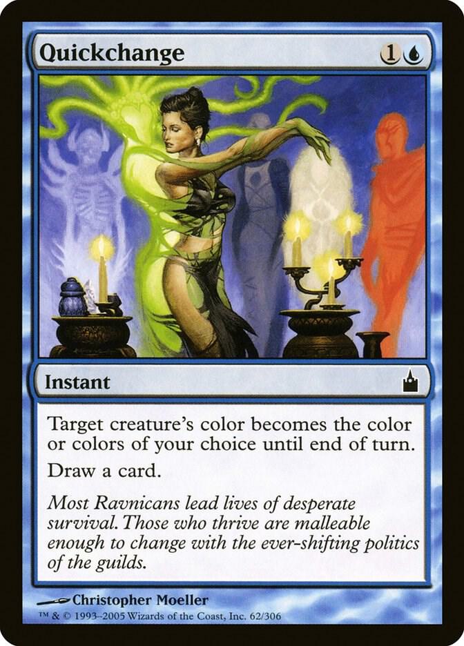 Quickchange 62 card from Ravnica: City of Guilds