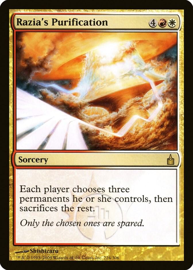 Razia's Purification 224 card from Ravnica: City of Guilds