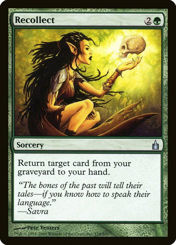 Recollect 178 card from Ravnica: City of Guilds
