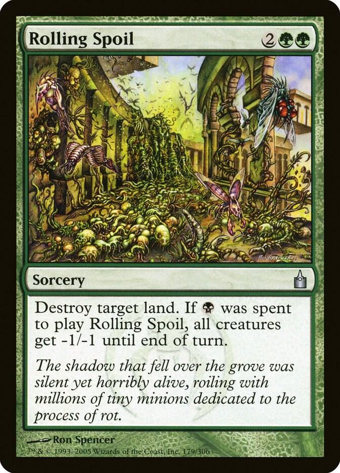 Rolling Spoil 179 card from Ravnica: City of Guilds