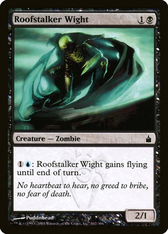 Roofstalker Wight 102 card from Ravnica: City of Guilds