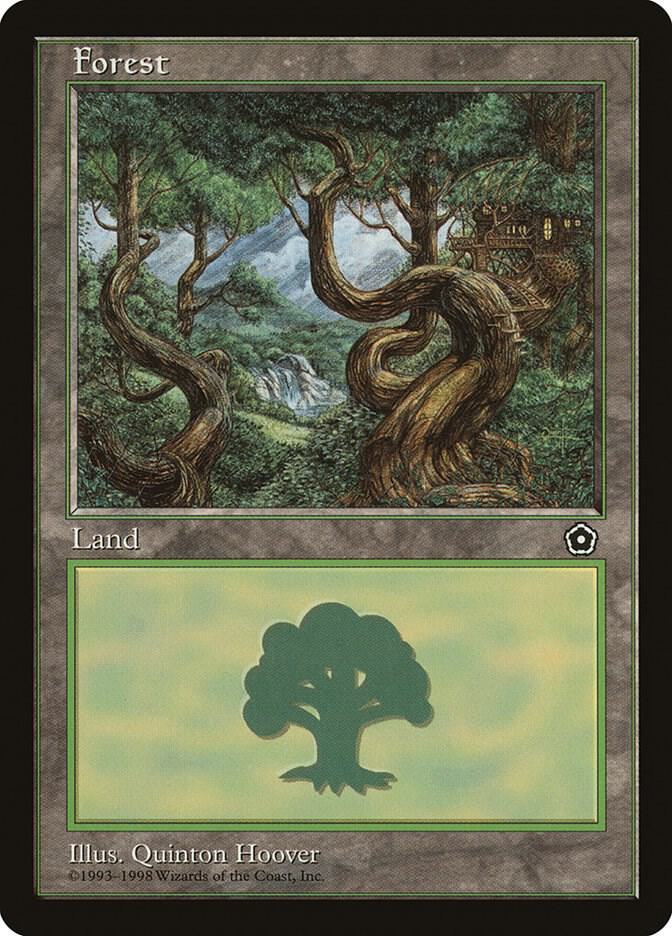 Forest 151 card from Portal Second Age