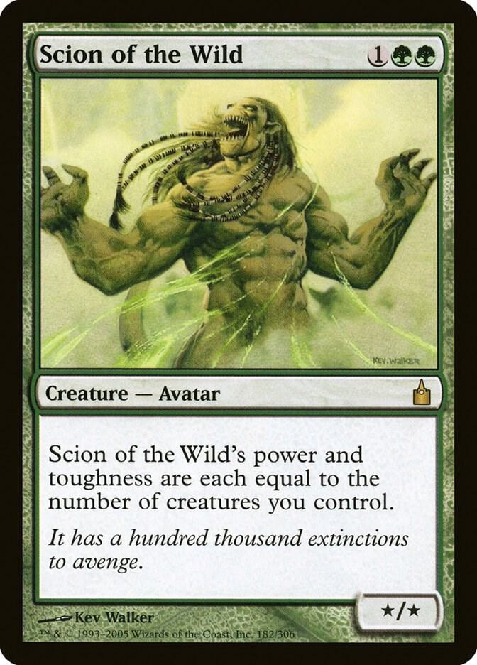 Scion of the Wild 182 card from Ravnica: City of Guilds