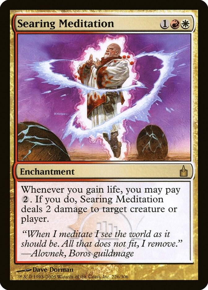 Searing Meditation 226 card from Ravnica: City of Guilds