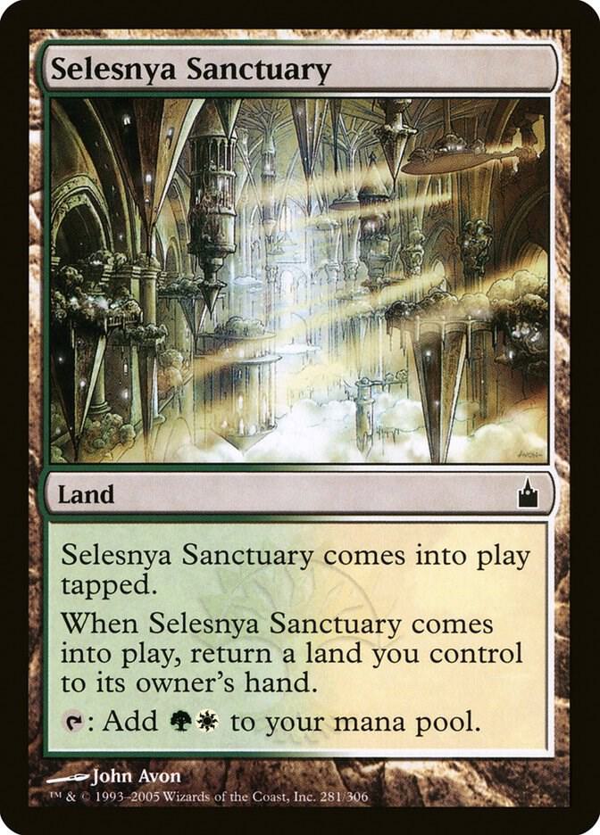Selesnya Sanctuary 281 card from Ravnica: City of Guilds