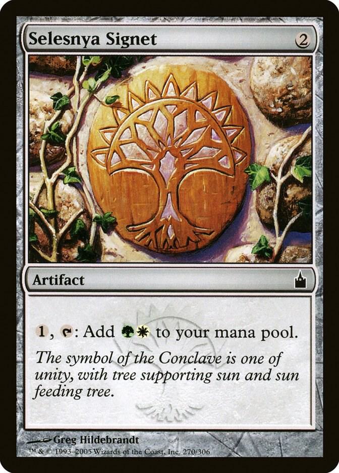 Selesnya Signet 270 card from Ravnica: City of Guilds