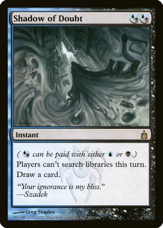 Shadow of Doubt 253 card from Ravnica: City of Guilds