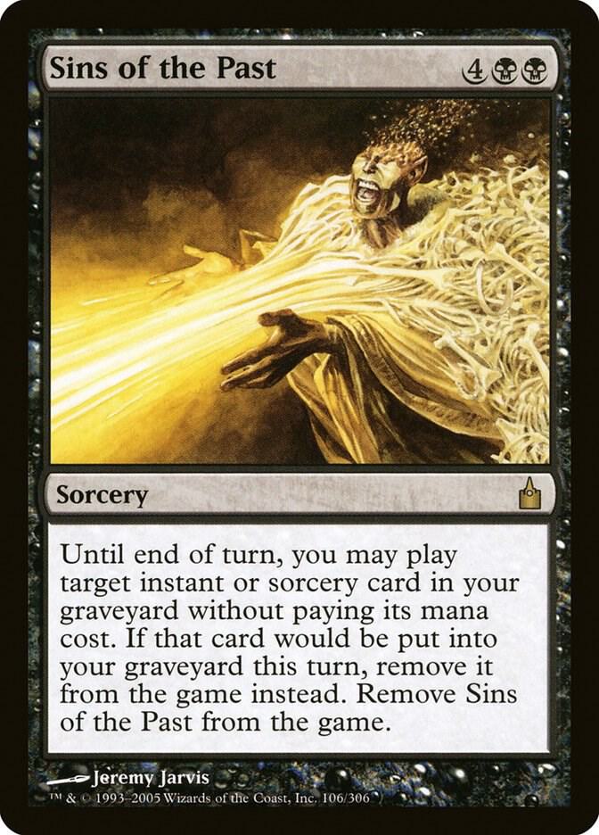 Sins of the Past 106 card from Ravnica: City of Guilds