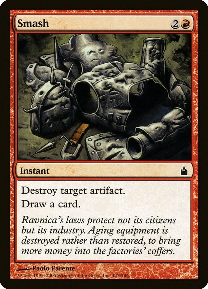 Smash 143 card from Ravnica: City of Guilds