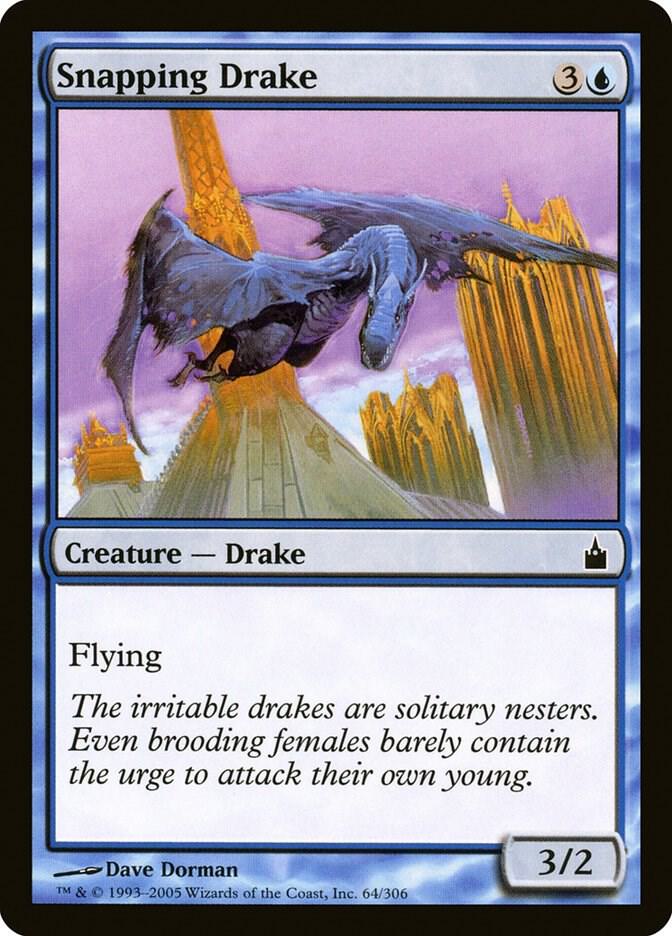 Snapping Drake 64 card from Ravnica: City of Guilds