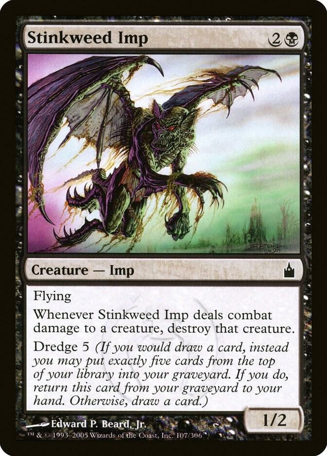 Stinkweed Imp 107 card from Ravnica: City of Guilds