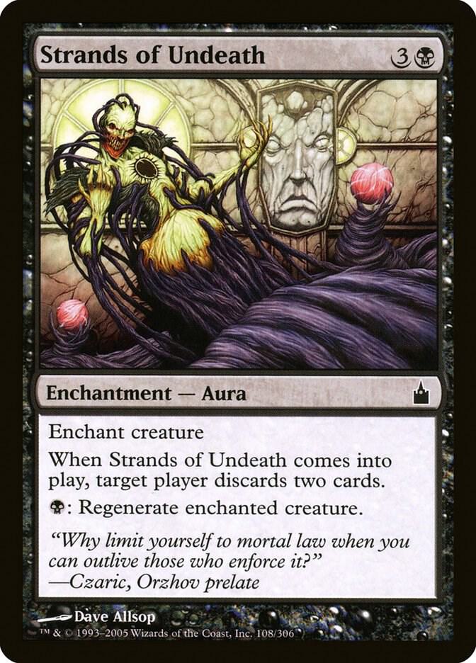 Strands of Undeath 108 card from Ravnica: City of Guilds