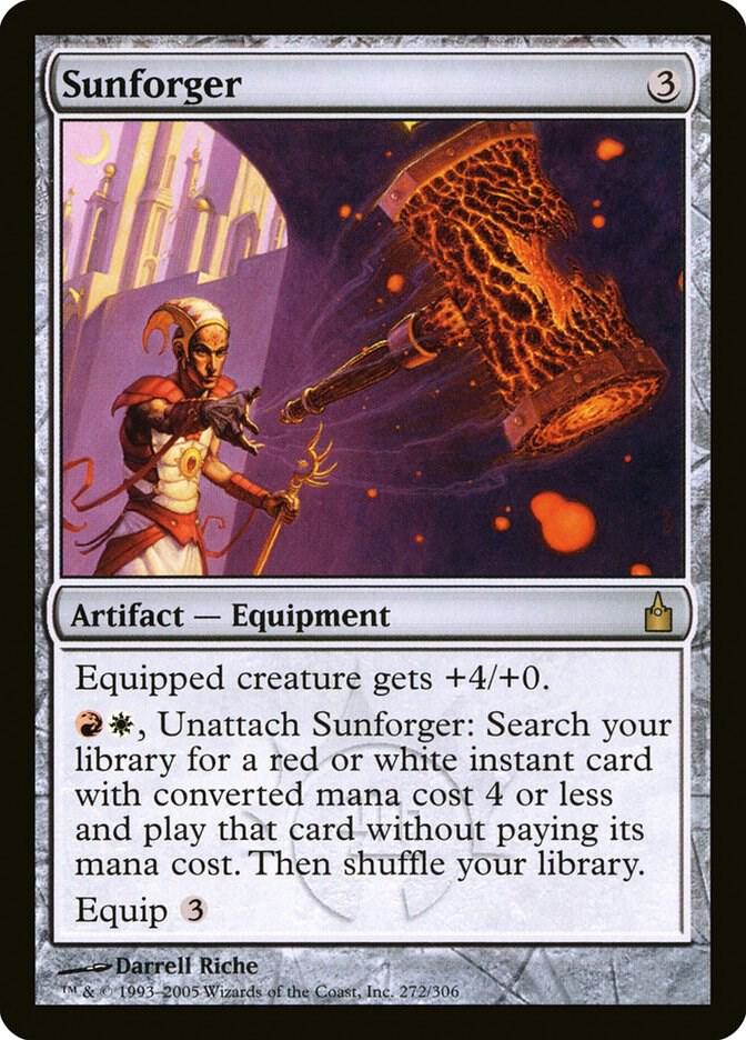 Sunforger 272 card from Ravnica: City of Guilds