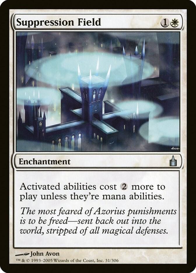 Suppression Field 31 card from Ravnica: City of Guilds