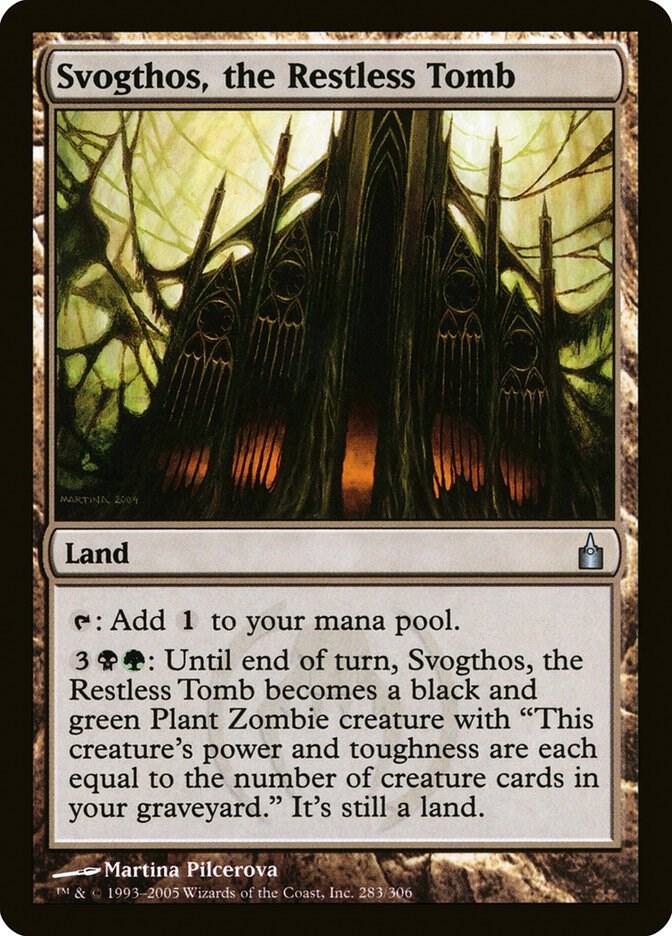 Svogthos, the Restless Tomb 283 card from Ravnica: City of Guilds