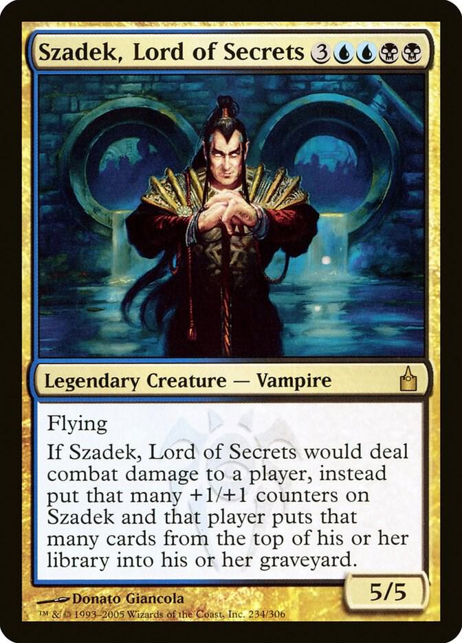 Szadek, Lord of Secrets 234 card from Ravnica: City of Guilds