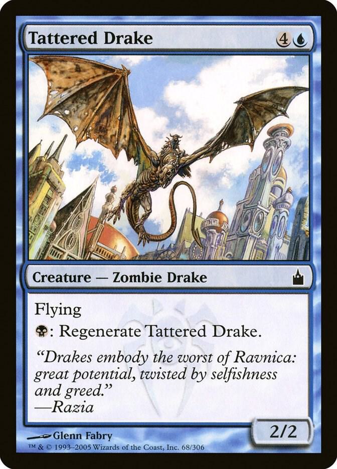Tattered Drake 68 card from Ravnica: City of Guilds