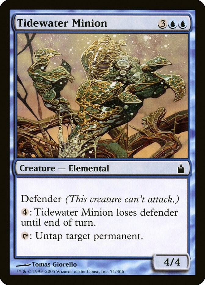 Tidewater Minion 71 card from Ravnica: City of Guilds