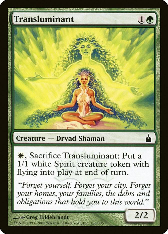 Transluminant 186 card from Ravnica: City of Guilds