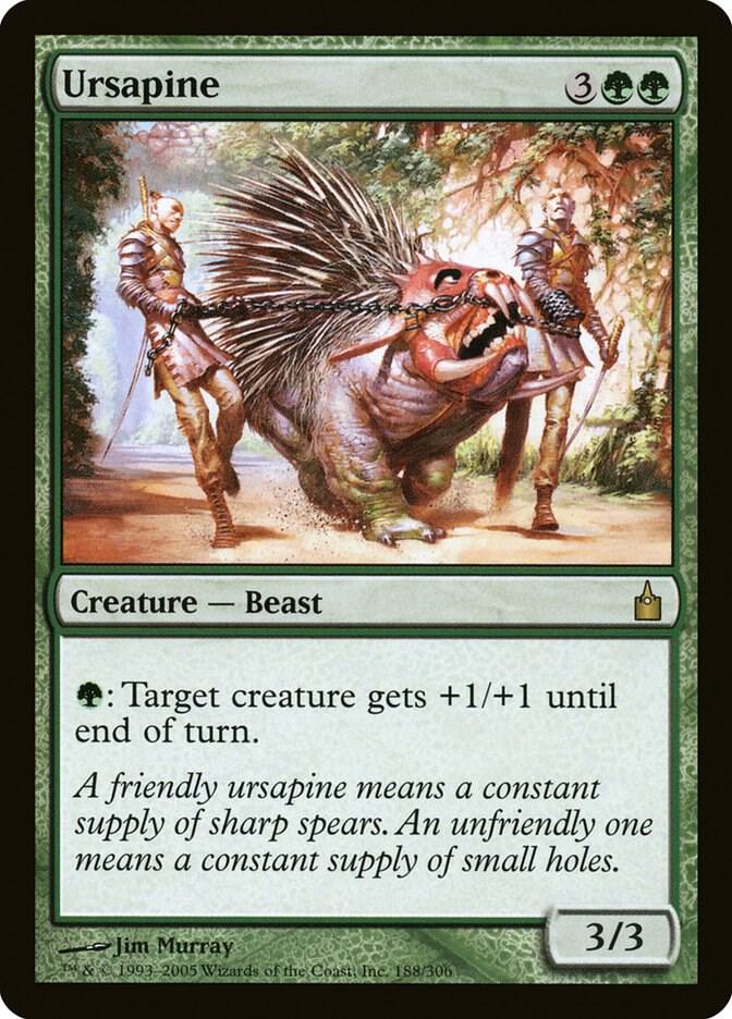 Ursapine 188 card from Ravnica: City of Guilds