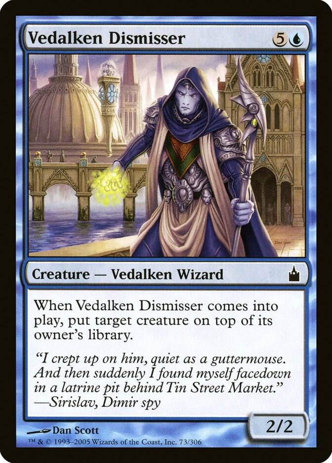 Vedalken Dismisser 73 card from Ravnica: City of Guilds