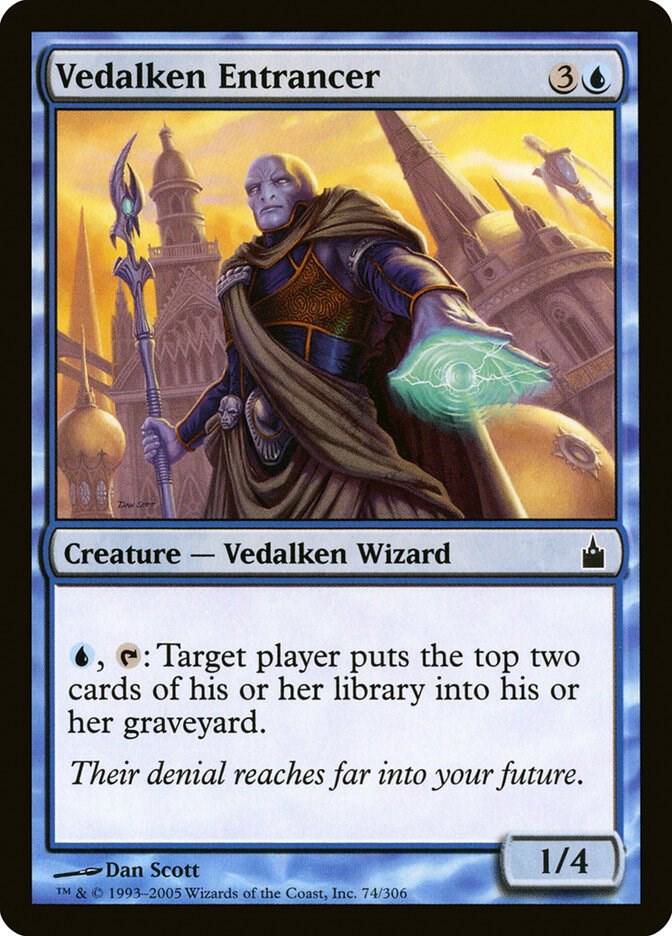 Vedalken Entrancer 74 card from Ravnica: City of Guilds