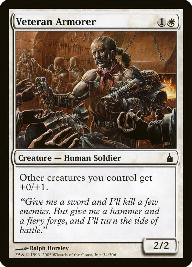 Veteran Armorer 34 card from Ravnica: City of Guilds