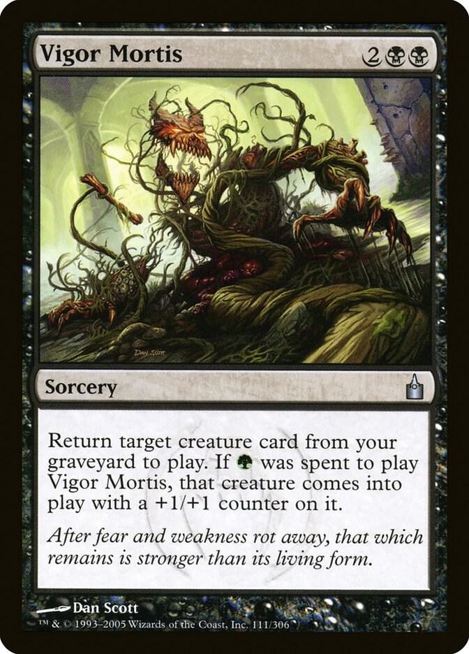 Vigor Mortis 111 card from Ravnica: City of Guilds