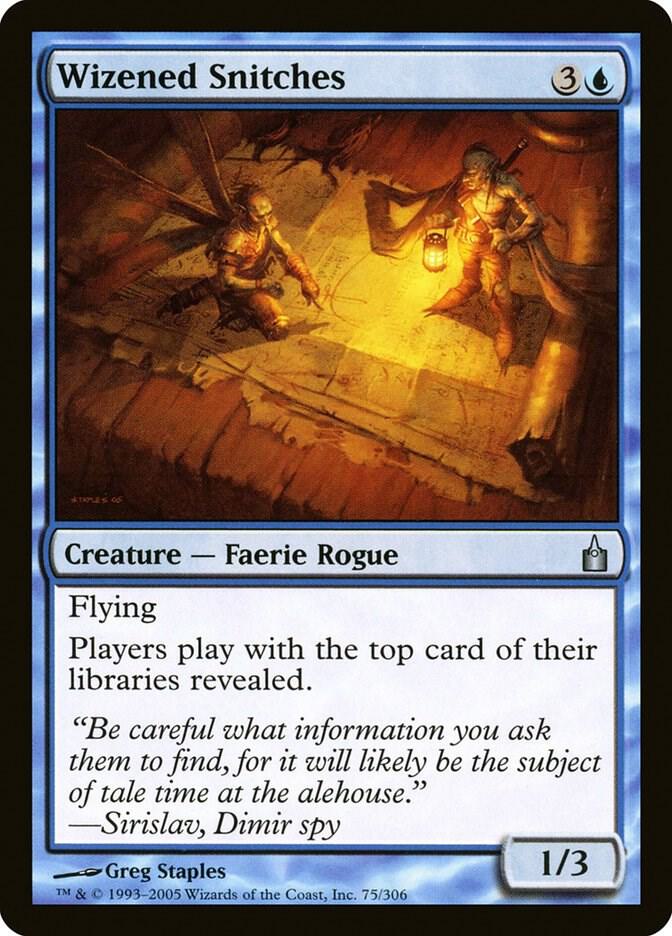 Wizened Snitches 75 card from Ravnica: City of Guilds