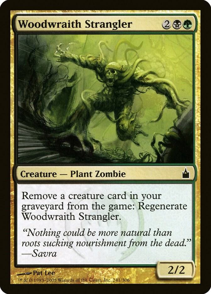 Woodwraith Strangler 241 card from Ravnica: City of Guilds