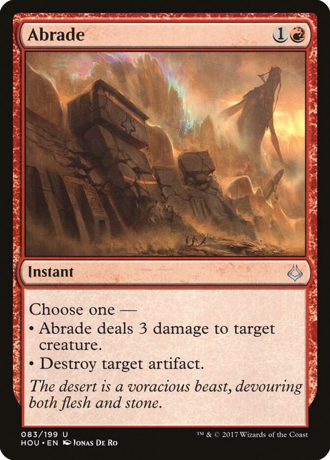 Abrade 83 card from Hour of Devastation