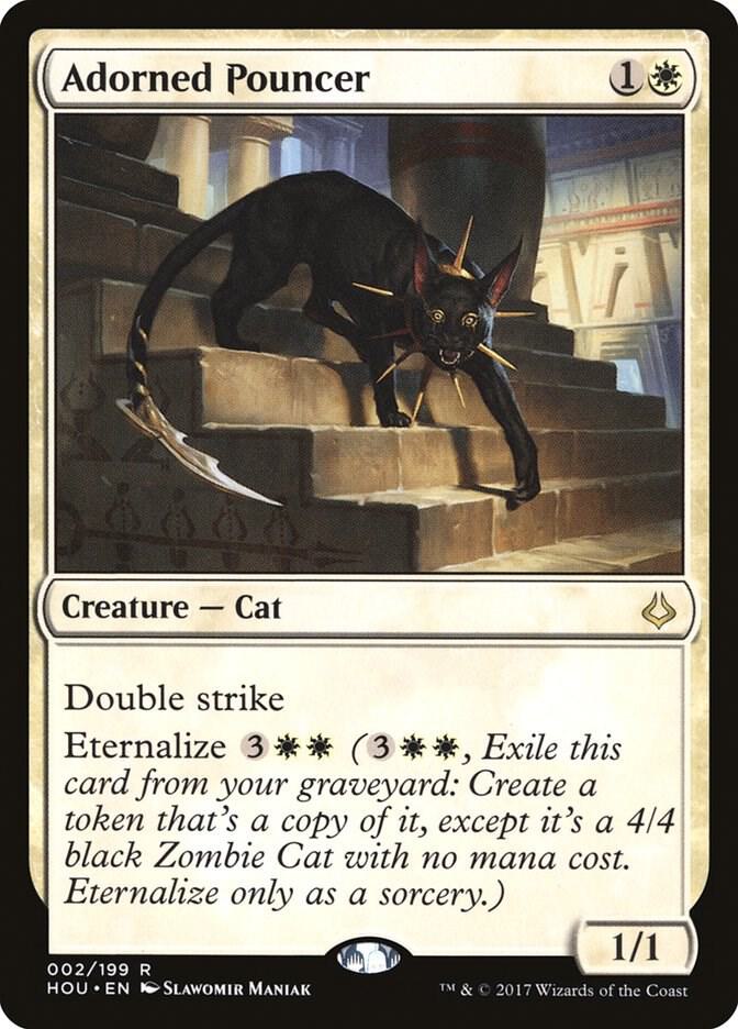 Adorned Pouncer 2 card from Hour of Devastation