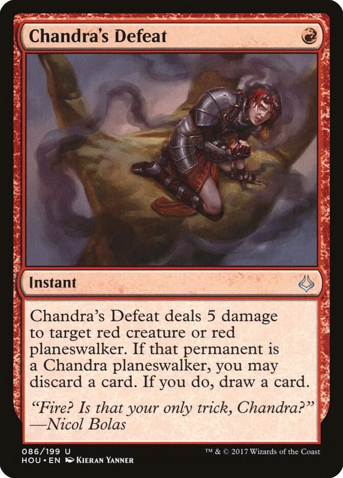 Chandra's Defeat 86 card from Hour of Devastation