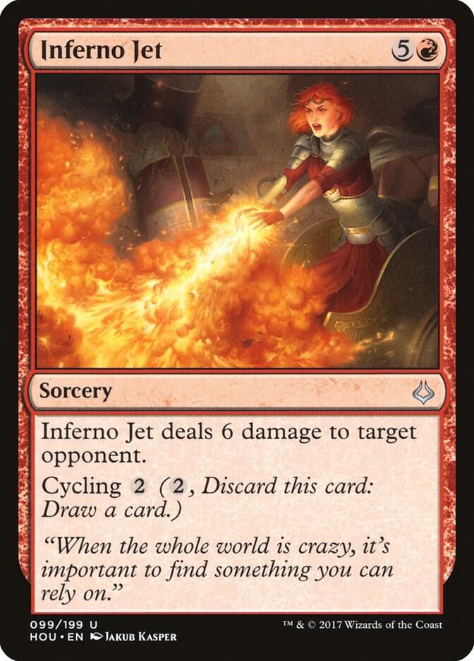 Inferno Jet 99 card from Hour of Devastation