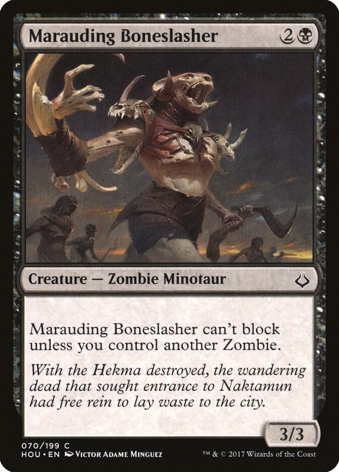 Marauding Boneslasher 70 card from Hour of Devastation