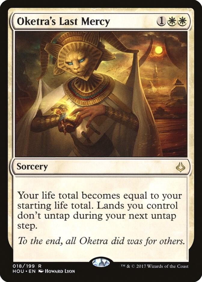 Oketra's Last Mercy 18 card from Hour of Devastation