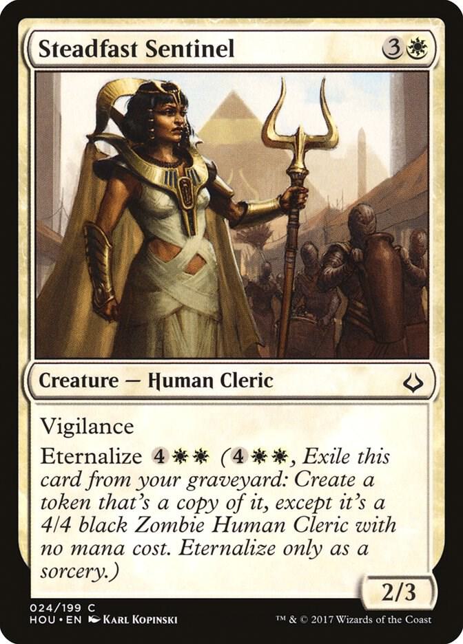 Steadfast Sentinel 24 card from Hour of Devastation
