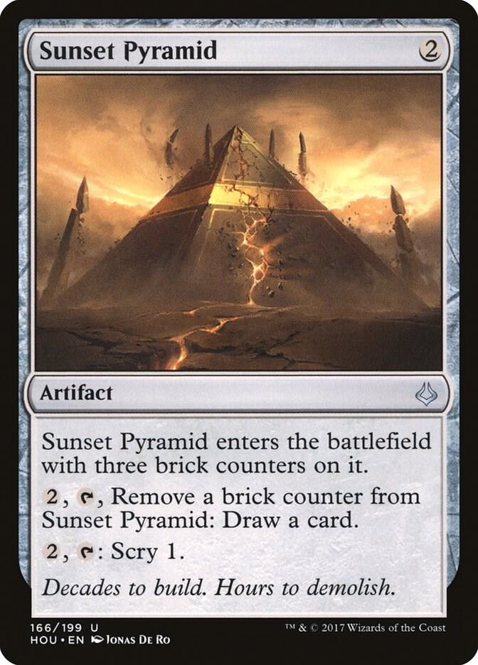 Sunset Pyramid 166 card from Hour of Devastation