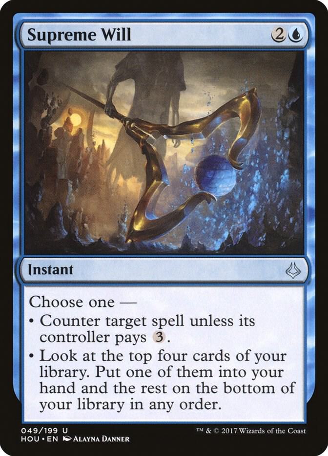 Supreme Will 49 card from Hour of Devastation