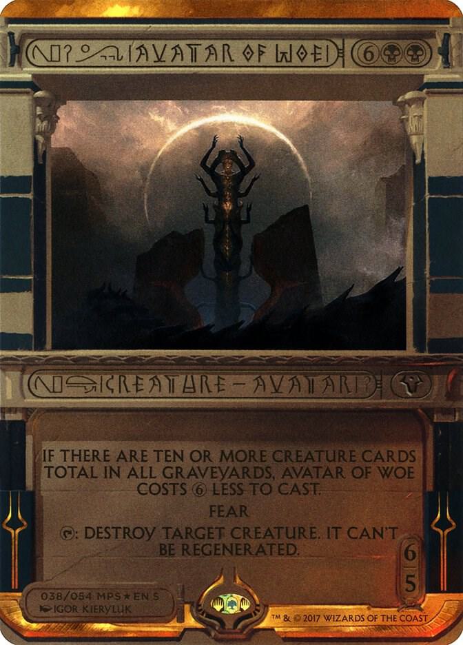 Avatar of Woe 38 card from Masterpiece Series: Amonkhet Invocations