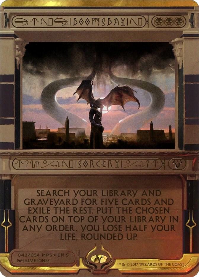 Doomsday 42 card from Masterpiece Series: Amonkhet Invocations