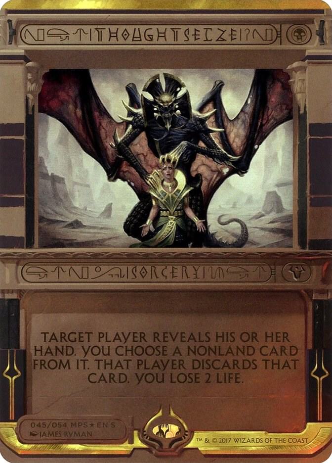 Thoughtseize 45 card from Masterpiece Series: Amonkhet Invocations