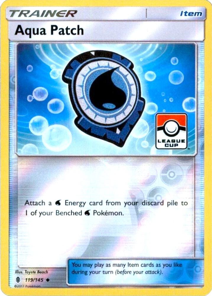Aqua Patch (League Cup) 119/145 card from League & Championship Cards