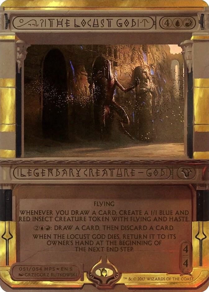 The Locust God 51 card from Masterpiece Series: Amonkhet Invocations
