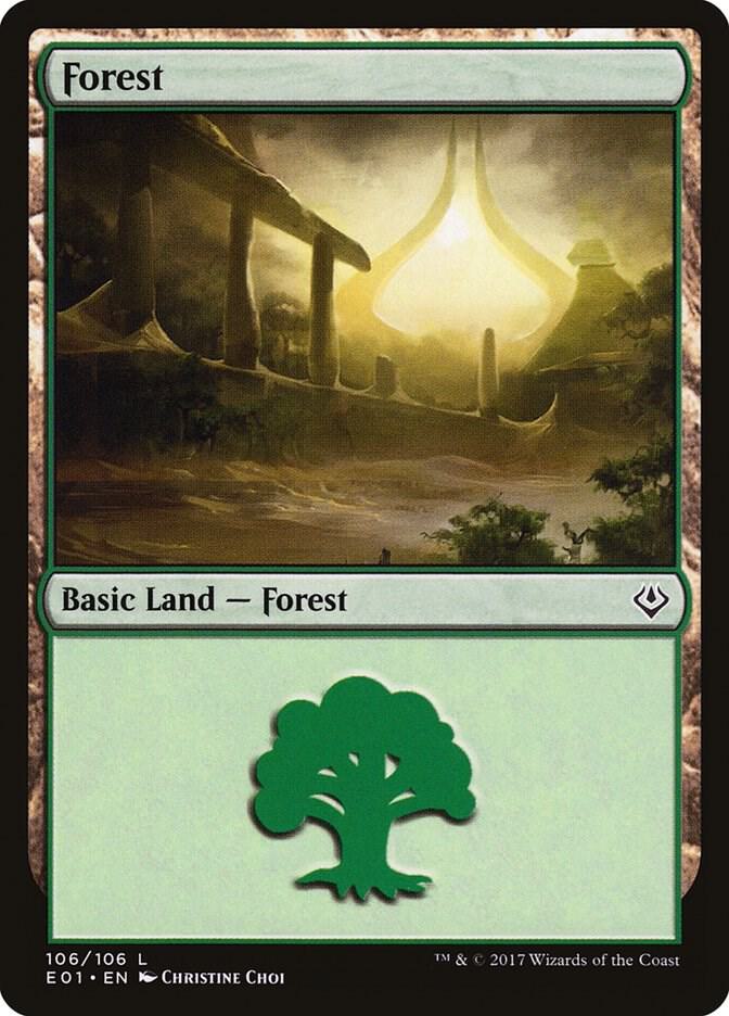 Forest 106 card from Archenemy: Nicol Bolas