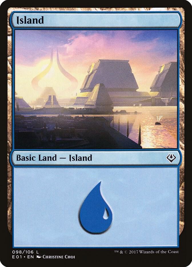Island 98 card from Archenemy: Nicol Bolas
