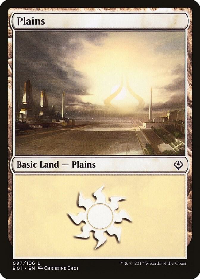 Plains 97 card from Archenemy: Nicol Bolas