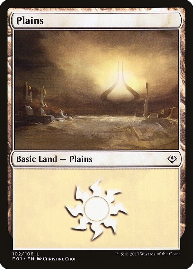 Plains 102 card from Archenemy: Nicol Bolas